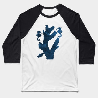 Coral and seahorses Baseball T-Shirt